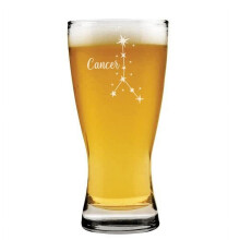 15oz Bier-Pilsner-Glas Sternzeichen Horoskop Konstellation (Krebs)