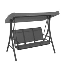 Valatala Waterdichte Schommeloverkapping Tuinstoeltent met Hoes voor 2 Schommelstoelen, Grijs