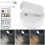 Ασύρματο LED Spotlight Toorise 1800mAh Φορτιζόμενο Φωτιστικό Τοίχου με Χρονοδιακόπτη, 7