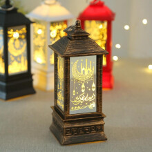 Conjunto de lanternas decorativas, luzes de fada LED, baterias incluídas, metal e vidro, centros de mesa para casamento / decoração de primavera
