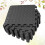Mizh12Pcs Πατάκια δαπέδου EVA Leaf Grain Πατάκια σύνδεσης Χαλιά Patchwork Πυκνωτικά 5