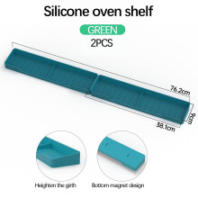 Étagère magnétique pour cuisinière ZKCCNUK15IN, support à épices en silicone pour le rangement et l'organisation de la cuisine (2 pièces)