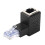 jixopn90Degree RJ45Converter Ethernet Network Adapter Extender Multi-Angle Coupler 6