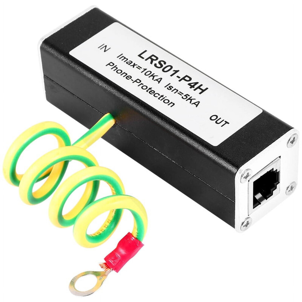 Telephone Fax Surge Protector Arrestor Rj11 Kl01-P4h Rj11 Adsl Black 9048212671862