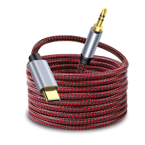 Καλώδιο USB C σε καλώδιο ήχου 3,5 χιλιοστών Aux 10 ποδιών, προσαρμογέας τύπου C σε