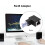 jixopn90Degree RJ45Converter Ethernet Network Adapter Extender Multi-Angle Coupler 2