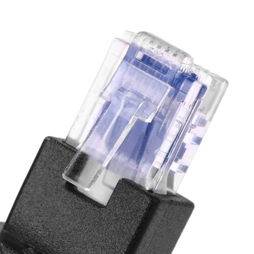 jixopn90Degree RJ45Converter Ethernet Network Adapter Extender Multi-Angle Coupler 2
