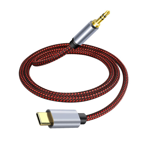 Καλώδιο USB C σε καλώδιο ήχου 3,5 χιλιοστών Aux 10 ποδιών, προσαρμογέας τύπου C σε 2