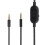 Cable de audio de repuesto compatible con Logitech Gpro X G233G433 2