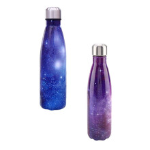 2er-Pack doppelwandige Vakuum-Wasserflaschen – Vakuumisoliert, doppelwandig, 18/8 Edelstahl & Blauer Sternenhimmel