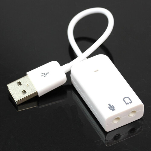 SUSUchens USB2.0Virtual7.1Channel Εξωτερικός προσαρμογέας κάρτας ήχου USB για φορητό υπολογιστή 2