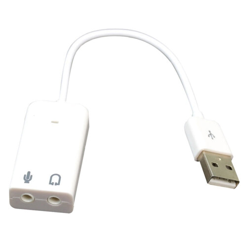 SUSUchens USB2.0Virtual7.1Channel Εξωτερικός προσαρμογέας κάρτας ήχου USB για φορητό υπολογιστή 1