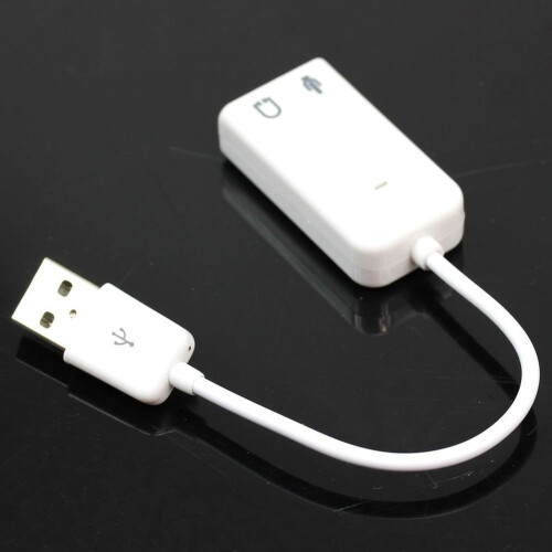 SUSUchens USB2.0Virtual7.1Channel Εξωτερικός προσαρμογέας κάρτας ήχου USB για φορητό υπολογιστή