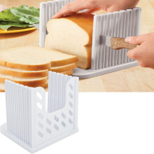 Feliator de pâine ghid bucătărie pliabil reglabil feliere tăietor toast instrument
