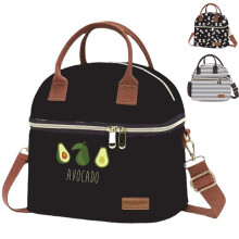 Bolsa de almuerzo portátil, caja de comida, nevera portátil impermeable, bolsa térmica para almuerzo, caja bento, nevera portátil, C