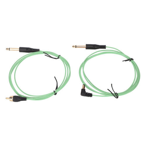 2 τεμάχια καλώδιο κλιπ τατουάζ RCA 5.9ft OD2.2mm σταθερό ρεύμα ισχυρή αγωγιμότητα DC 2