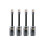 FOR4Pcs Καλώδιο Τηλεφώνου RJ9 4P4C 360 μοιρών με Επέκταση Περιστροφής, Μαύρο Καλώδιο 1