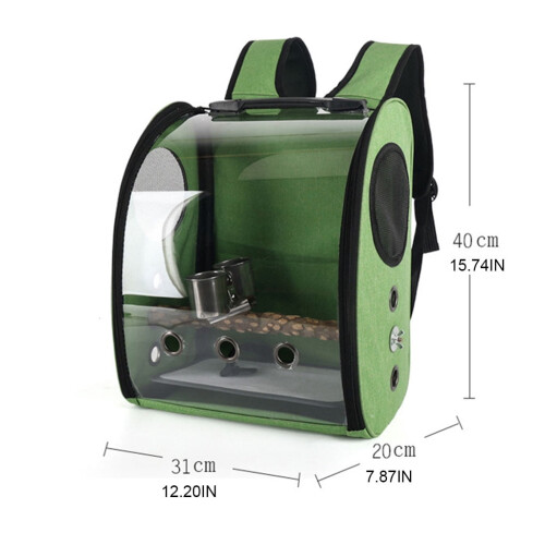 Σακίδιο πλάτης Parrot Backpack, τσάντα μεταφοράς, σακίδιο πλάτης για κατοικίδια, πουλιά 1