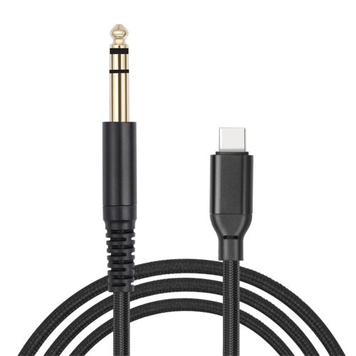 1,8 m USB type C til 6,35 mm TRS hann-aux-lyd-stereokabel 2