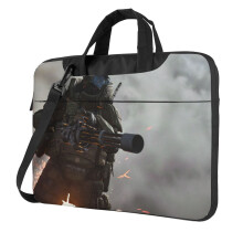 Bolso para portátil Call Of Duty Modern Warfare, bandolera para portátil o tableta, elegante, duradero y de tejido repelente al agua, 13, 14, 15,6