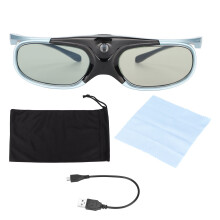 Active Shutter 3D Glasses USB Rechargeable Comfortable Wearing Experience Lightweight Design For Sony Epson RF 3D Projectors