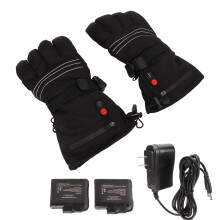 Heated Winter Gloves Touch Screen Support Rechargeable Electric Heating Thermal Hand Warmers Windproof Waterproof Design Uniform Palm And Back