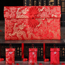 SUSUchens Brokat-Quasten-Geldbeutel im chinesischen Stil, roter Umschlag, Frohes Neues Jahr, Taschenstil 8