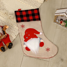 Lmueinov Fashion Kerstcadeautas met kerstpatroon en kerstdecoratie. Uitverkoop buiten het seizoen.