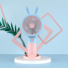 Ozmmyan Niedlicher Handventilator, Mini-Tischventilator für Büro und Schreibtisch, USB-Ladefunktion, tragbar, Sommerangebot