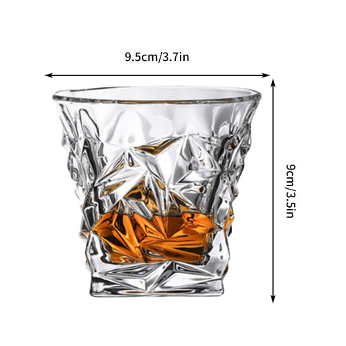 Κούπα για μπουκάλια νερού YOBOLK Clearance Old Fashioned Whiskey ποτήρια Δώρα για άνδρες Ποτήρια 2
