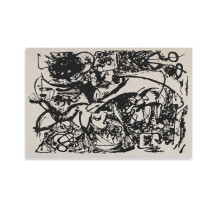 Imprimeu abstract pe pânză cu Jackson Pollock, 16x24 inci, poster modern pentru decor de casă, artă murală pentru dormitor, 40x60cm, gata de