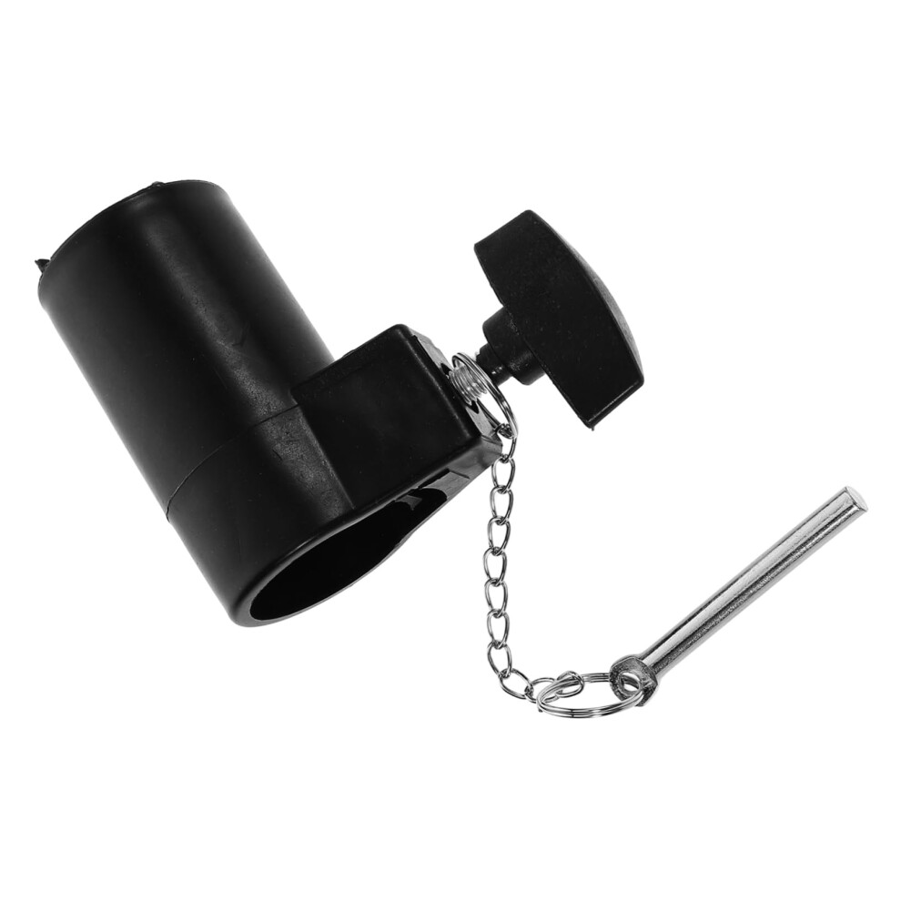 Unisex Mannequin Head Stand With Clamp For Secure Wig Display, Stable Tripod Connector Base