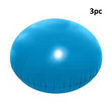 3-teiliges Poolkissen-Set für Aufstellpools, Poolkissen zum Einwintern, besonders strapazierfähiges 0,4 mm PVC-Winterpoolkissen (120 x 120 cm)