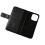 Kompatibel mit iPhone 13 Pro Wallet Case Leder Rvelon - Schwarz 3