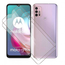 Paquete de 2 protectores de pantalla de vidrio templado para Motorola Moto G30, 0.26 mm, 2.5 D, 9H, transparente