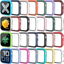 28er-Pack Schutzhülle für Apple Watch Series 10 (42 mm) mit Displayschutzfolie aus gehärtetem Glas, ultradünne, stoßfeste Hülle