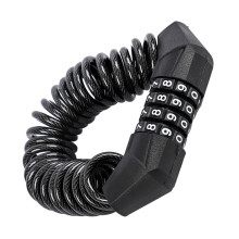 Bicycle Lock Bike Padlock Security Theft Prevention Steel Cable Durable Code Helmet