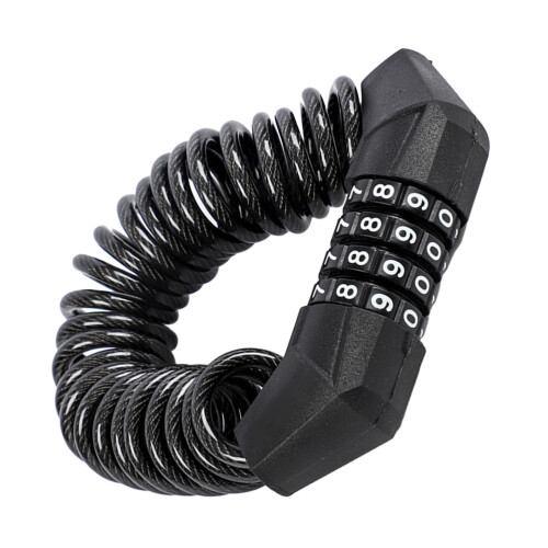 Bicycle Lock Bike Padlock Security Theft Prevention Steel Cable Durable Code Helmet