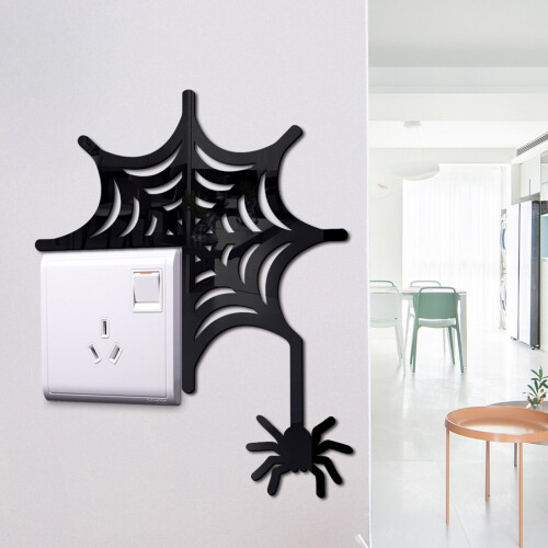 Αυτοκόλλητα Xeejarui για το Halloween, πινακίδα γωνιακής πόρτας, διακοσμητική πινακίδα