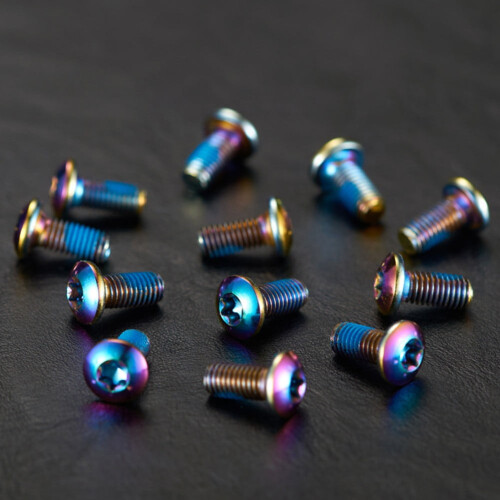 12 τεμάχια/σε κουτί Δισκόφρενο ποδηλάτου M5x10mm για βίδες ROTOR T25Torx για βίδες ROTOR 1