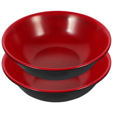 Lot de 2 bols Ă soupe/nouilles pratiques pour servir des ramen au poulet, des salades, des en-cas et des fruits.