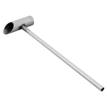 Cuillère à barbe à papa en acier inoxydable de 29 cm (11,6 po), cuillère à sucre pour machine à barbe à papa - Compatible avec les machines à