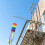 Conjunto de 2 bandeiras de vento arco-íris de 60 cm (24 polegadas), decoração colorida e impermeável do Orgulho LGBTQ+ para uso externo, 6
