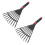 Eease Garden Leaf Rake Plastic til græsplæner og buske (13,3 tommer) 3
