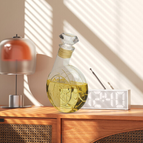 Γυάλινες φιάλες κρασιού Decanter Διακοσμητική θήκη ποτών Ουίσκι Αρχική σελίδα 1
