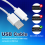 Câble USB de remplacement ckepdyeh pour Touch, Fire, Keyboard, DX Blanc 4