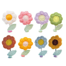 Unique Needle Minder For Crafting, Flower Applique Sew On Patches Polyester Fabric Embroidered Appliques, Perfect For Diy Craft And Clothing Repair,