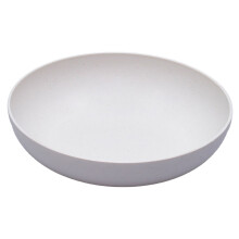Serving Dish Featuring Wheat Straw PP Material, Large Capacity Deep Round Plate for Kitchen Dining, Pretty Design with Smooth Surfaces, Easy Carrying