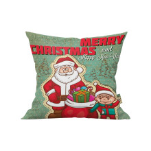 Decorazioni natalizie per il soggiorno - Federa in morbido velluto effetto pelle di pesca, stampa digitale, decorazione festiva, in offerta.