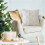 Conjunto de 4 capas de almofada decorativas com estampa de árvore de Natal, em lã macia, 45x45 cm (18x18 polegadas). Ideal para decoração de 4